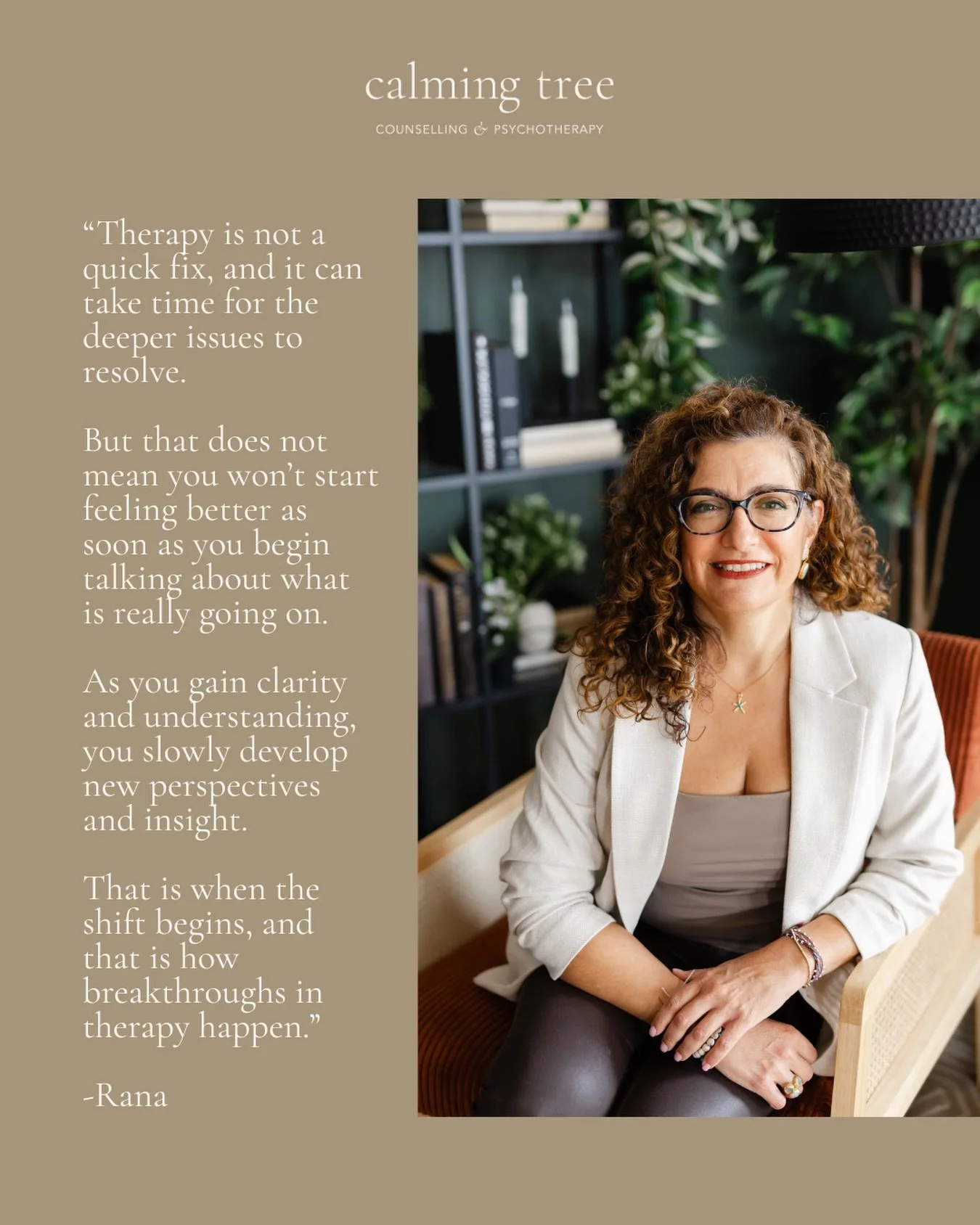 Therapy is not about instant transformation.

It&rsquo;s about creating space to understand yourself, piece by piece, until something inside begins to shift.

Small insights build on each other, and over time they become real change.

You do not have