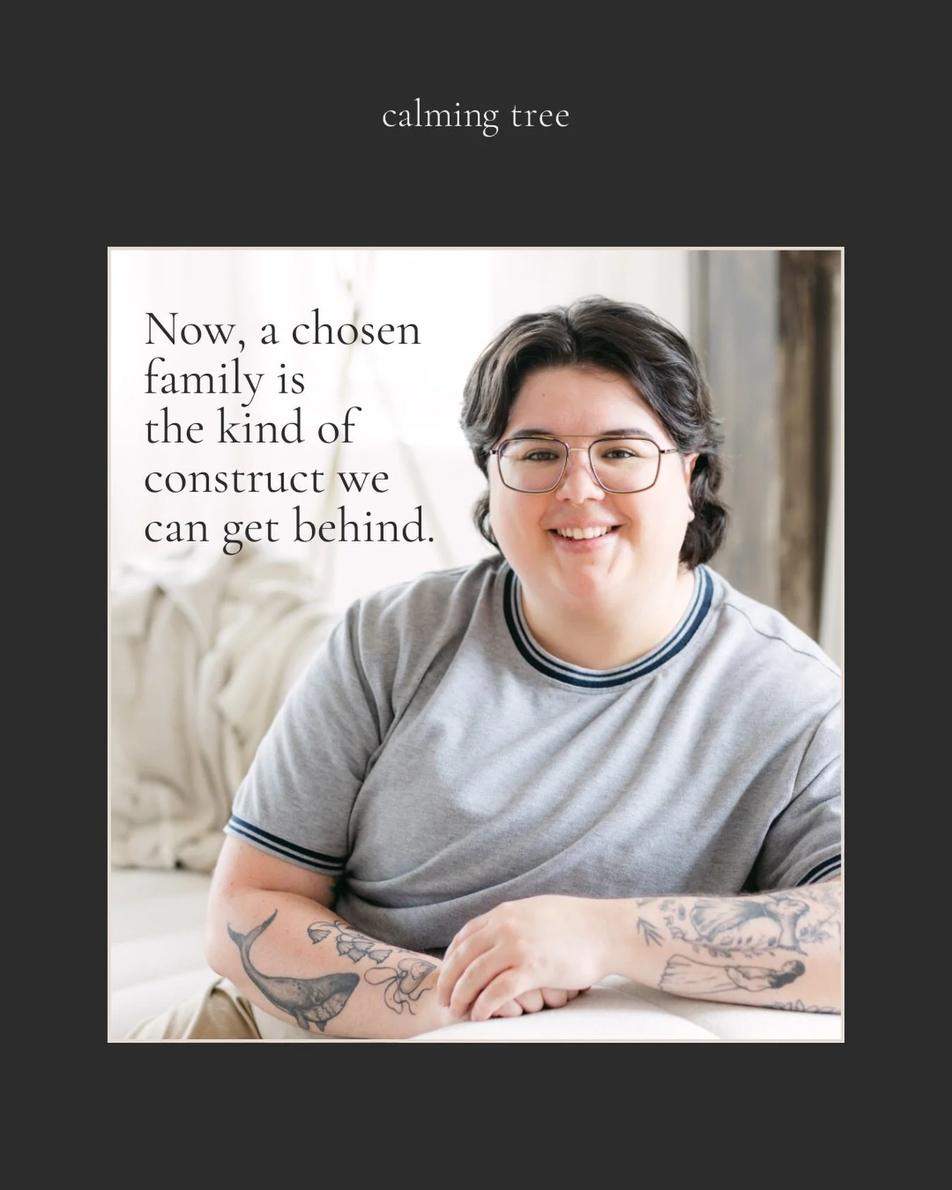 Hey! Chels here!

A chosen family is one of the most beautiful things a person can create.

It&rsquo;s the family you build yourself, from the ground up. The people who show up on purpose. The ones who see you, support you, and love you for who you a