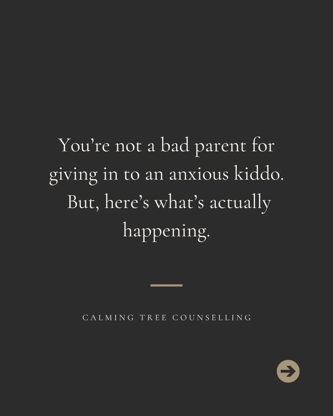 First, take a breath.

This isn&rsquo;t about getting it perfect; it&rsquo;s about doing it a little differently next time.

Know that when your child is anxious, the goal isn&rsquo;t to remove the feeling. The goal is to help them move through those
