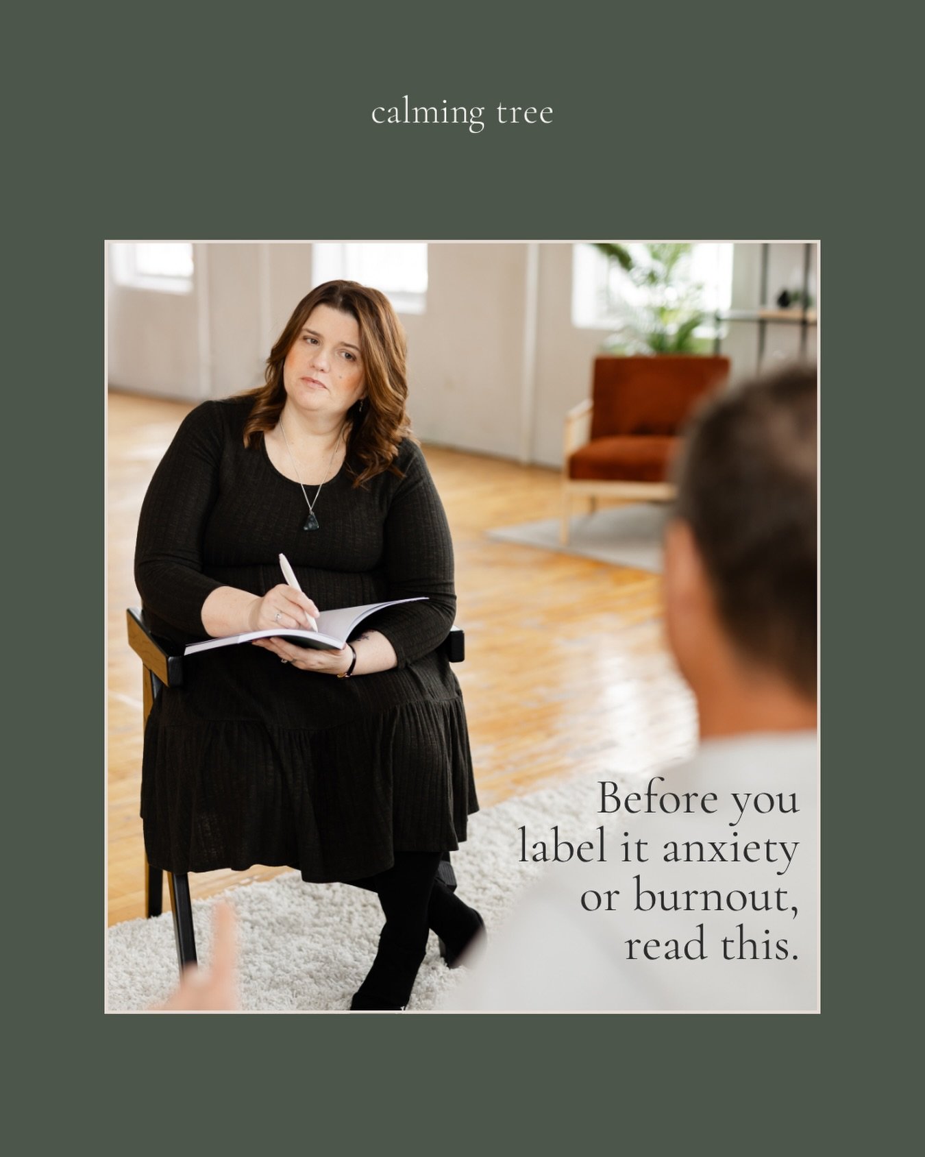 You&nbsp;think you have a &ldquo;mental health concern&rdquo; and can we normalize that it could also be a contribution from our environments.

It makes sense, right?

A lot of what people are experiencing right now is a response to what&rsquo;s happ