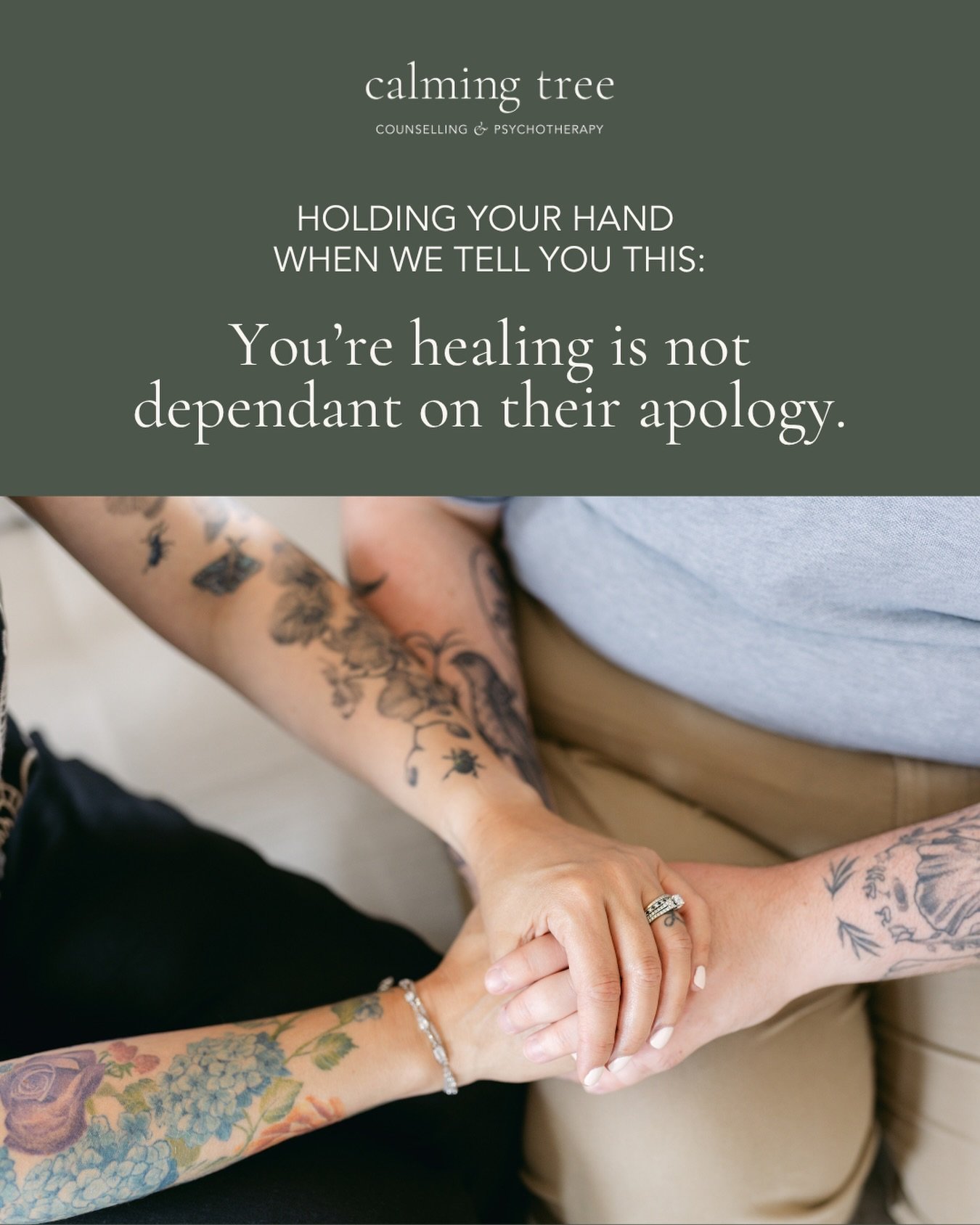 You&rsquo;ve been hurt. Maybe it was intentional, maybe it wasn&rsquo;t. Either way, they might never acknowledge it.

You might never hear the words you so desperately want to hear. &ldquo;I&rsquo;m sorry&rdquo; might make it make sense or validate 