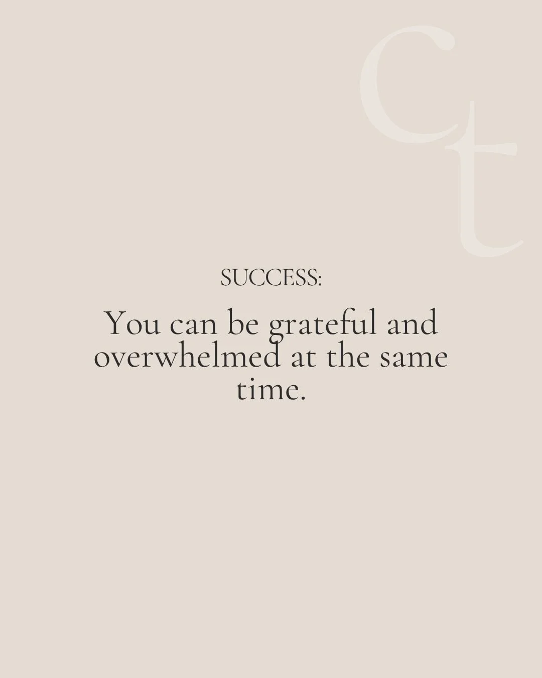 Not all stress comes from bad things; even the &ldquo;best&rdquo; moments can feel like too much.

Buying a home. Getting a promotion. An engagement. A huge win. A new chapter.

These are the moments we feel expected to feel only excitement. And you 