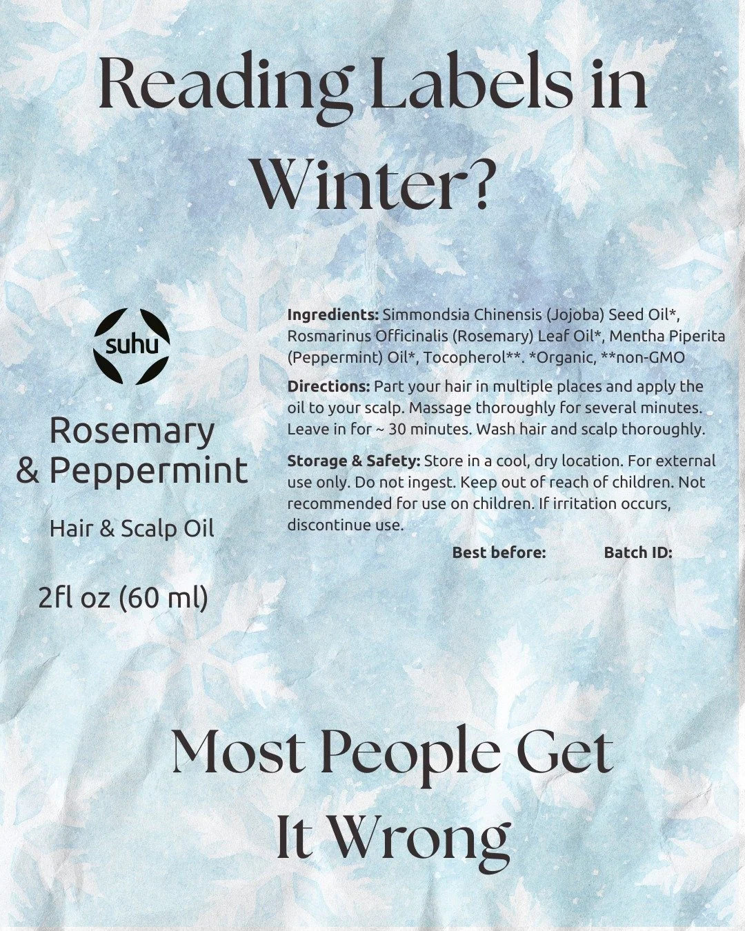 Most people read skincare labels like ingredient scorecards.

In winter, that approach can backfire.

Buzzwords and hero ingredients don&rsquo;t tell you how a formula will behave when your skin is less forgiving. Cold air lowers tolerance. Indoor he