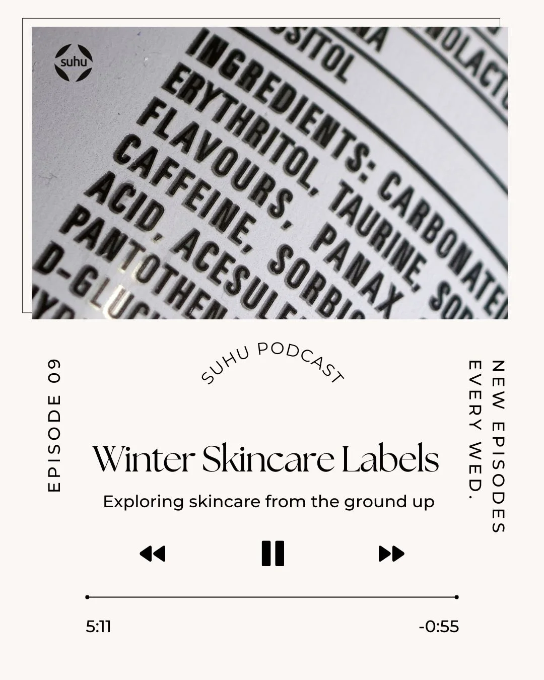 Most skincare labels are written to sell you a product.

Not to help you understand how it will behave on your skin.

In winter, that difference matters. Ingredient order, concentration, and overall formulation tell you more than buzzwords ever will.