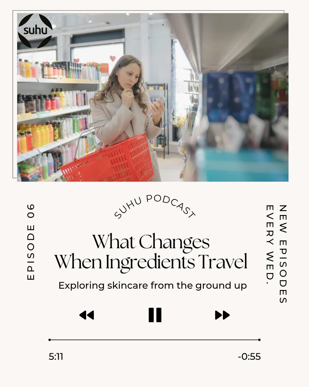 A new episode on how skincare ingredients actually work

Ingredient lists show you what is there.
They do not show what shaped those ingredients before they reached your skin.

Sourcing affects composition from the start.
Processing changes structure