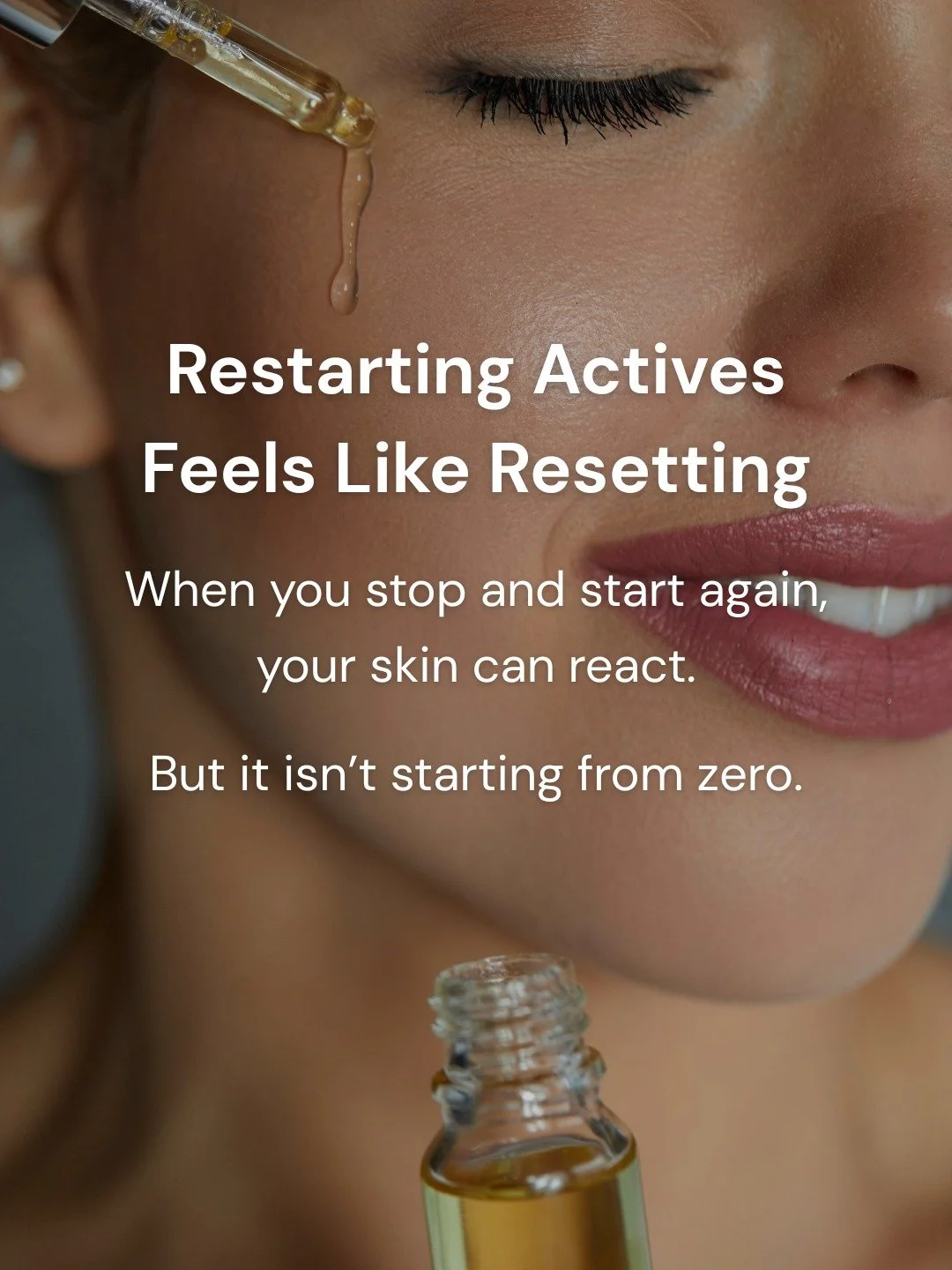 New blog: restarting actives doesn&rsquo;t start from zero

It can feel like your skin is starting over
but the underlying system is still there

Tolerance can shift when actives are paused
so reintroducing them can feel more reactive at first

These