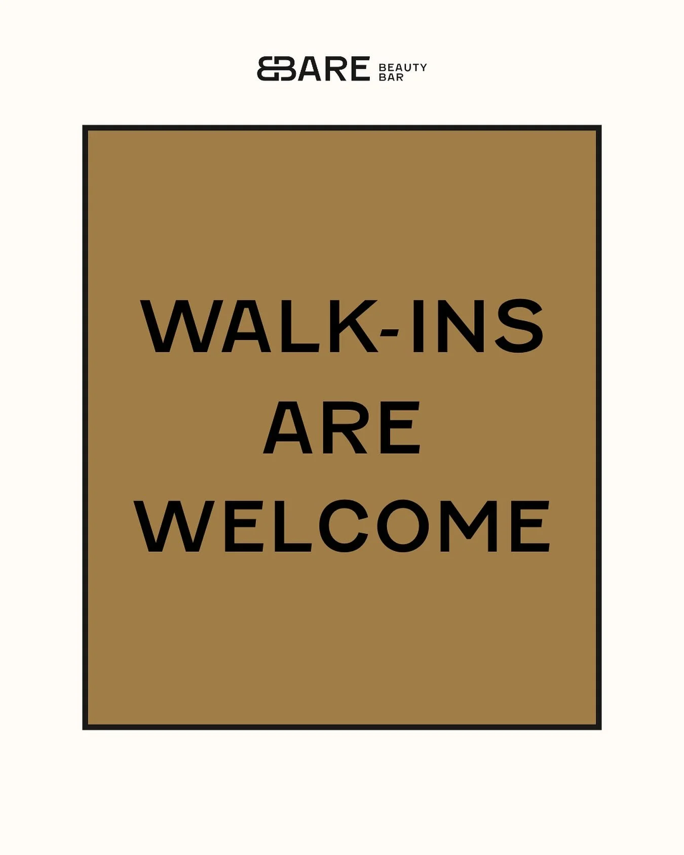 You can plan your whole life down to the minute, but sometimes we miss the critical details.

Need a wax, a quick brow touch-up, or just feeling spontaneous? Walk-ins are always welcome.

No appointment necessary! You might have to wait a few minutes