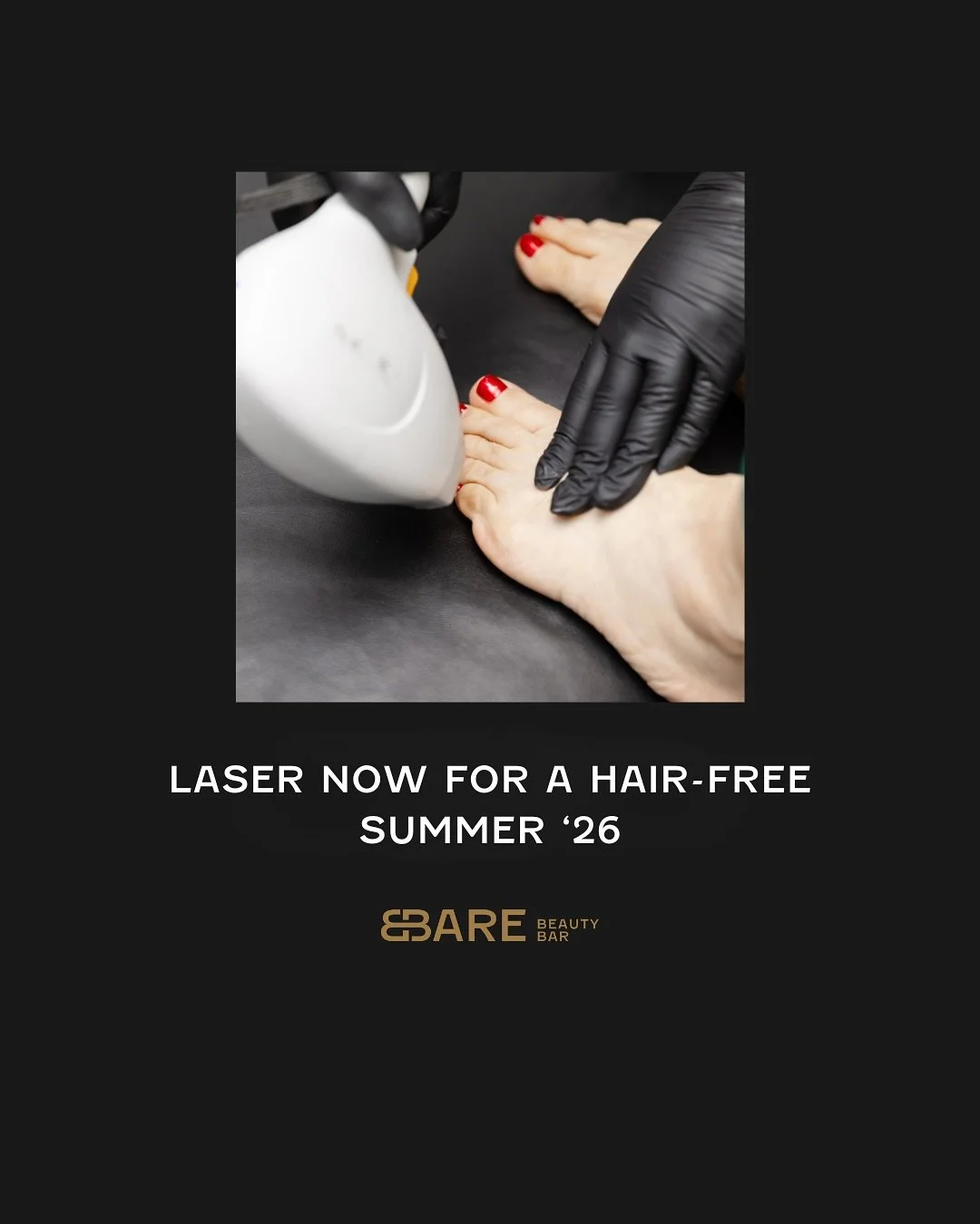 Laser isn&rsquo;t just for your pits, babe.

We can zap places you didn&rsquo;t even know could be lasered ⤵

➔ rogue chin hairs (a.k.a. witch whiskers)
➔ finger + toe fuzz (sandals don&rsquo;t lie)
➔ sideburns from your Lizzie McGuire era
➔ peach fu
