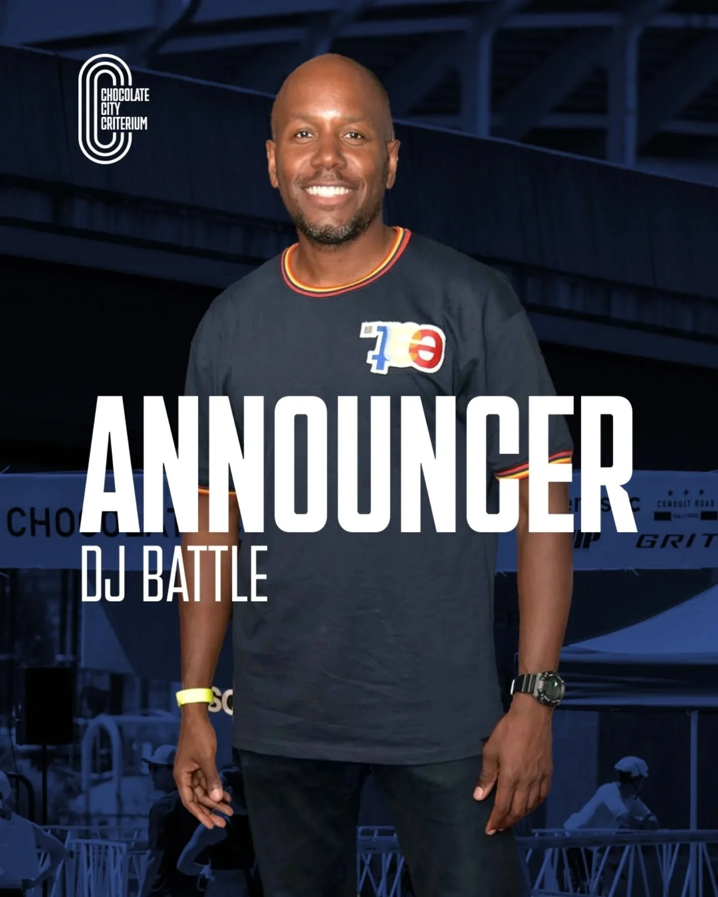 DC, stand UP! 

💥 We&rsquo;re hyped to welcome the one and only DJ BATTLE to the mic at Chocolate City Crit!

Born &amp; raised right here in the District 🏁 Battle has been cycling since 2010, racing since 2015, and spinnin&rsquo; tracks since 2005
