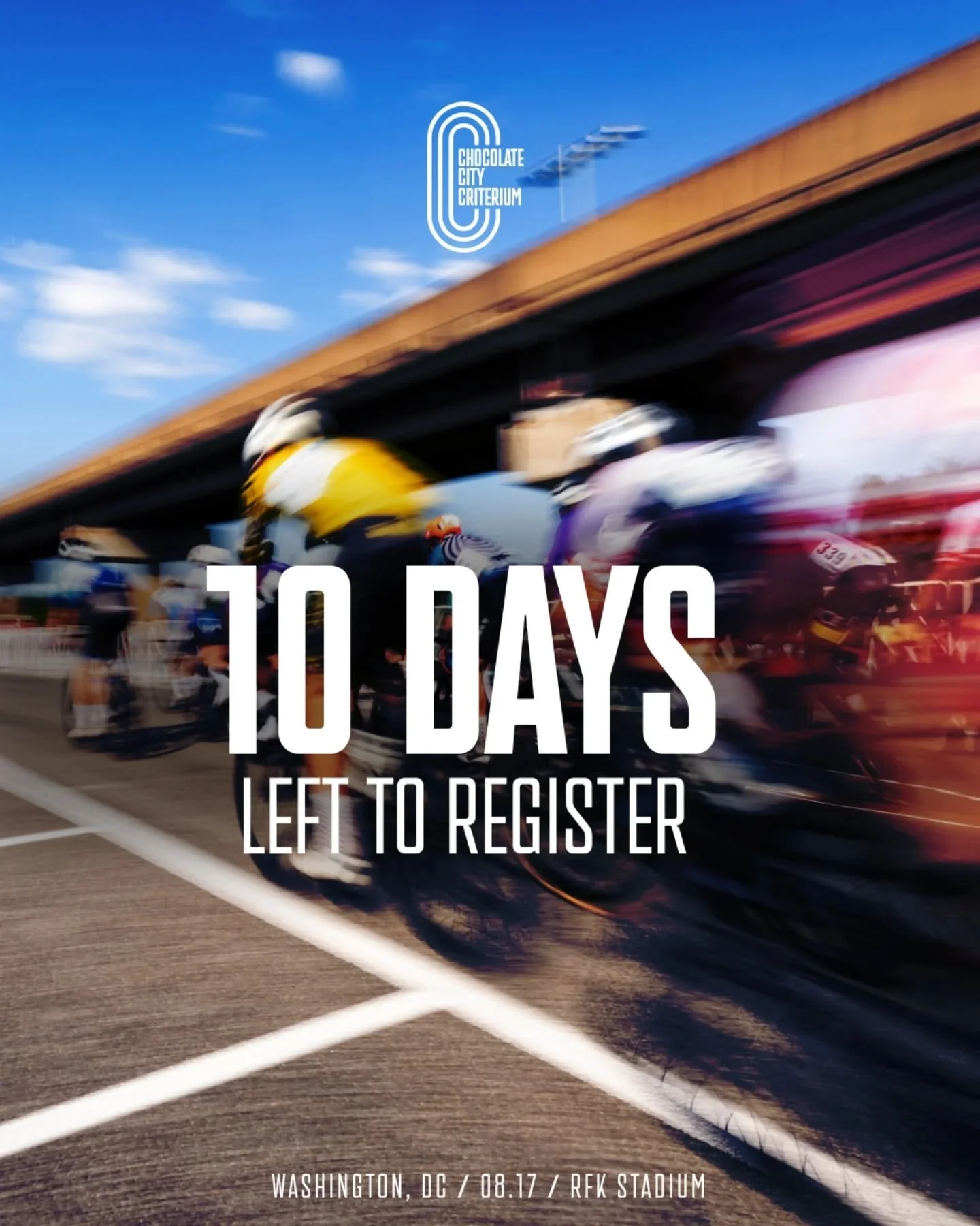 🚨 Only 10 days left to lock in your spot for Chocolate City Criterium 2025! 🚨

From fast-paced racing to live music, local food, the Legacy Loop 5k, and a full festival vibe &mdash; this is DC&rsquo;s event of the summer you don&rsquo;t want to mis