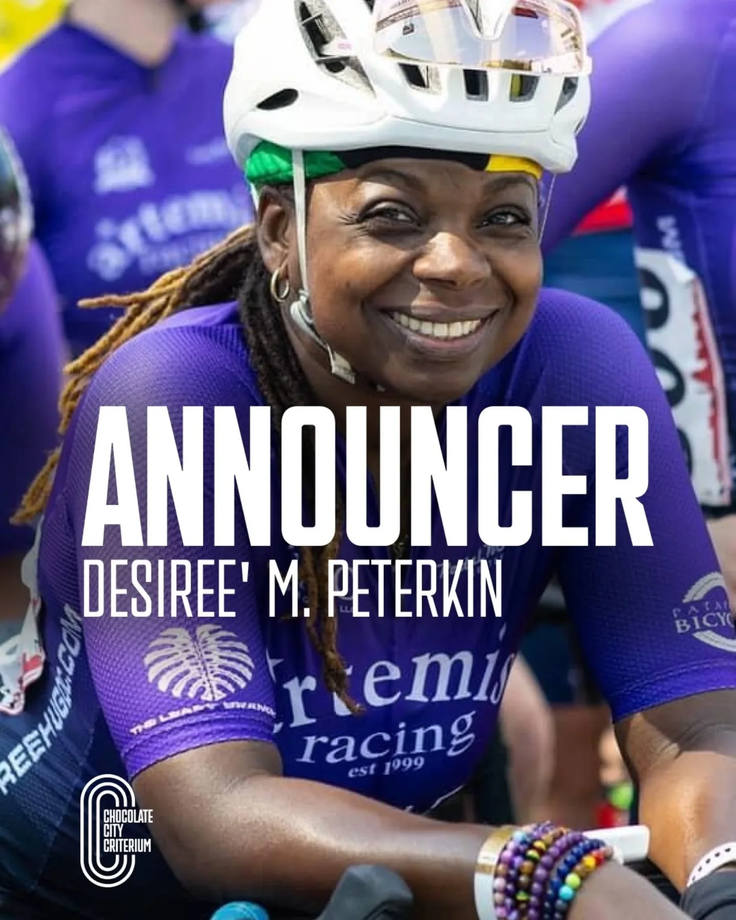 IYKYK‼️

We're excited to add @descycles to the announcer mix for #CCC25 🎉

A former D1 college basketball player who has been riding for 15 years, founding member of Velo City Riders Cycling Club (Major Taylor), racing for 4 years with Artemis Raci