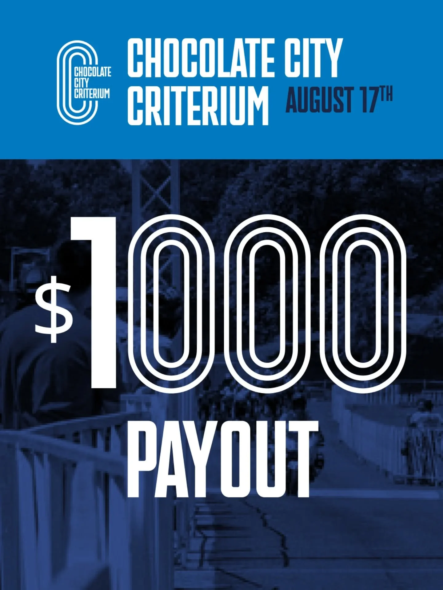 💰 $1k payouts for each of the men and women's elite races! 💰

90 minutes of racing with big payouts &mdash; 3 places deep &mdash; plus primes! 💸 Sign up now and chase this paper 👇

www.chocolatecitycrit.com/register

#ChocolateCityCrit #ForTheDis