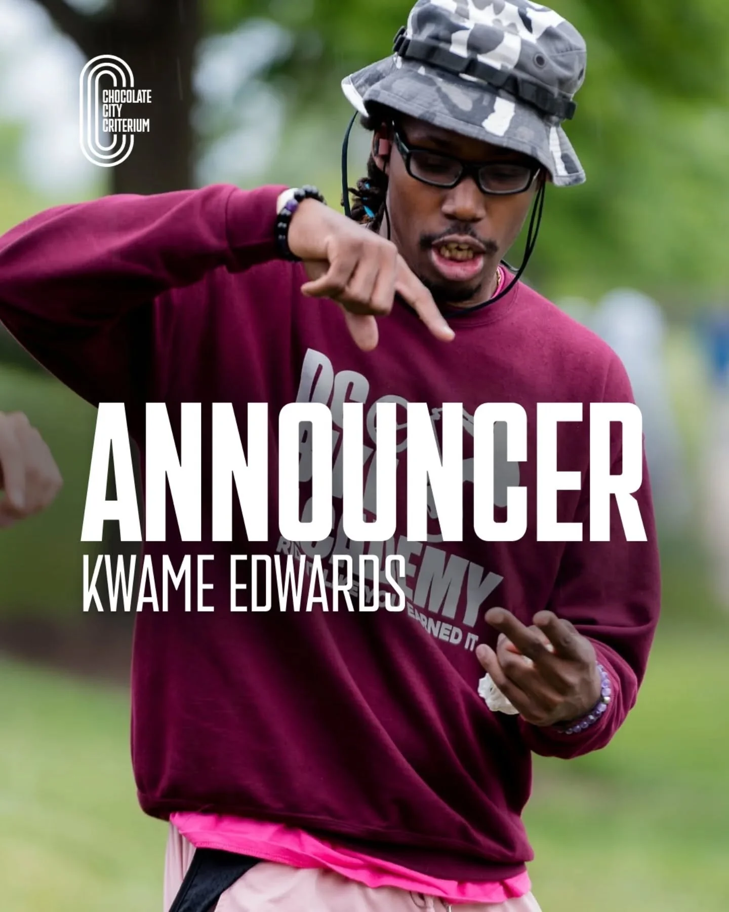 We're excited (and a little scared 😅) to round out our announcers with a true 1️⃣ of 1️⃣ @kmatikc 

Kwame is an award winning nonfiction filmmaker, aesthetic engineer &amp; creative director for KMATiKC Media. He additionally serves as the athletic 