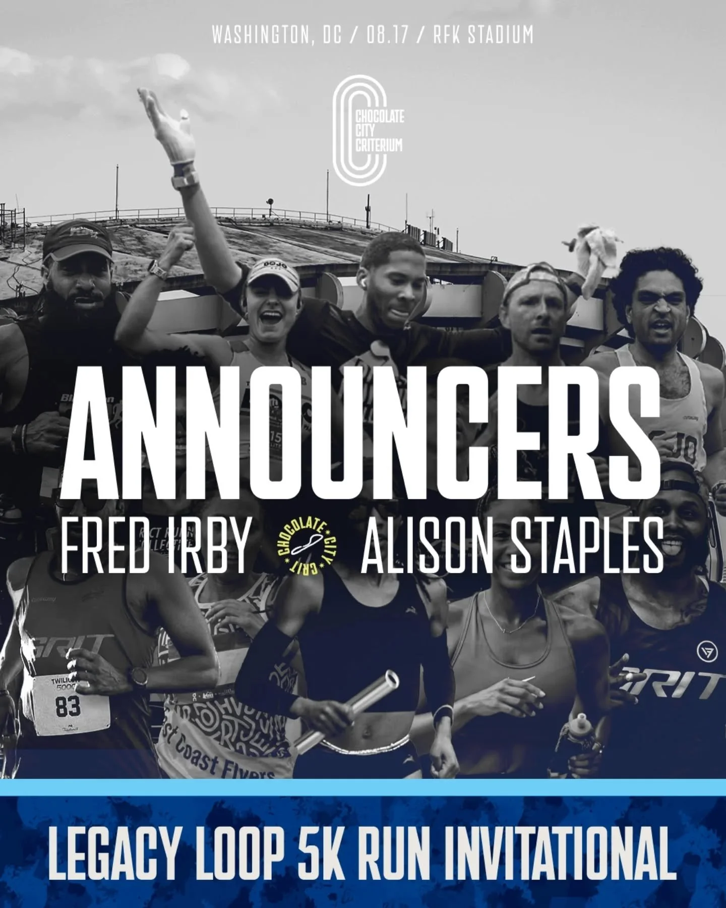 We got two local legends in the house for #LegacyLoop5k 🎉

Alison (@aliooo_runs) hails from Baltimore but can be seen running all over the District. She is an avid runner, coach, physical therapist, and key member of the DMV run scene.

Fred, aka @i