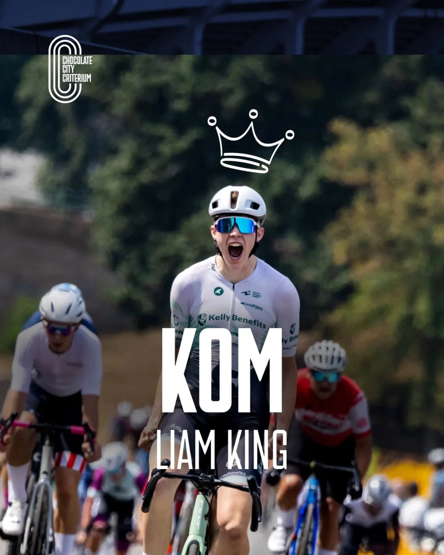 Announcing our KOM/QOM Prime Winners, Liam King and Dominique Koethe! 👑

Liam sent a flyer on the last lap of the Men's 4/5 that stuck for the win and Dominique was out running the storm in the Women's P/1/2/3 (it's almost like we predicted she'd do