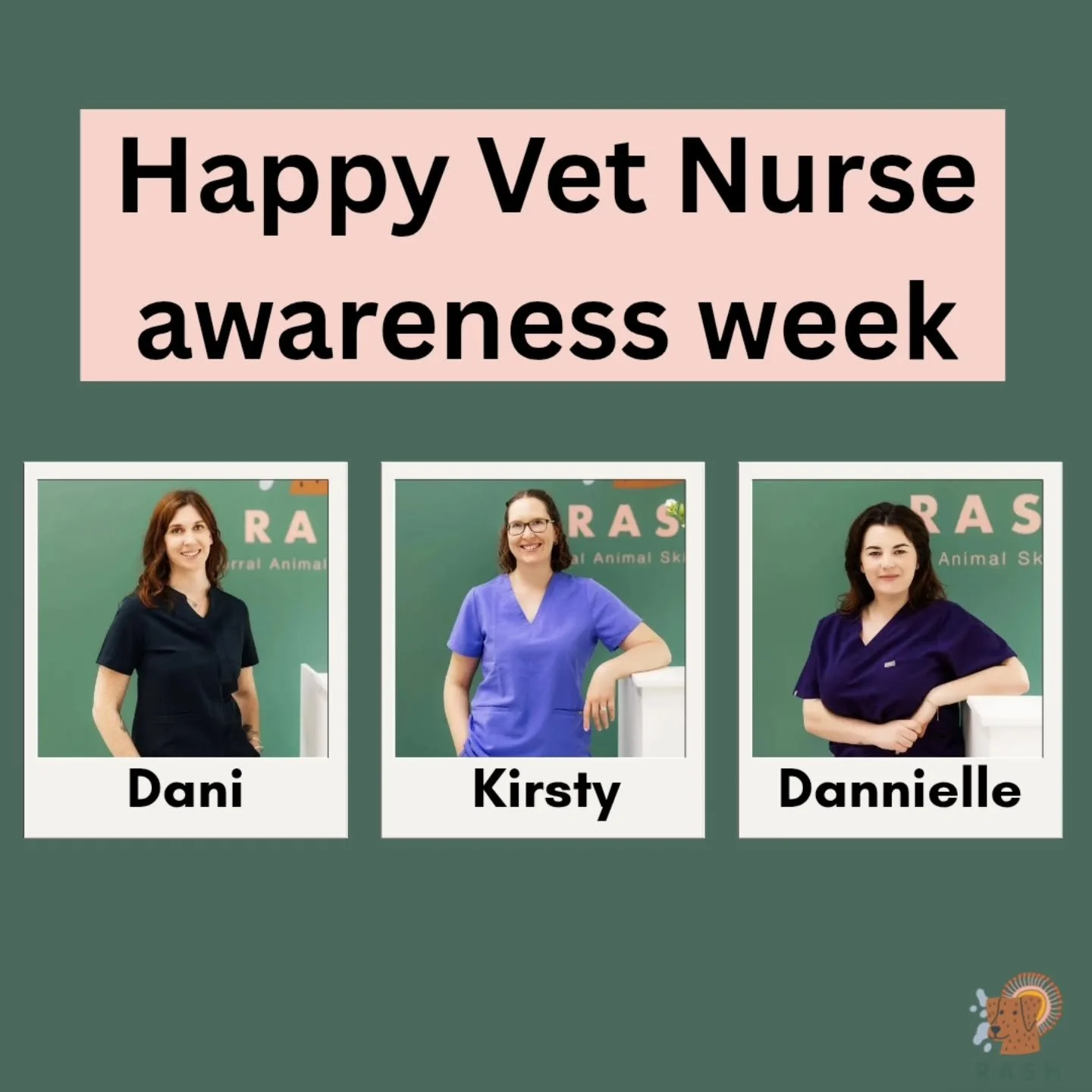 Vet nurse awareness week is a time to celebrate all the veterinary nurses and technicians in New Zealand and bring awareness to how diverse and complex their roles are. 

Please join us in celebrating not only our incredible nurses, but all the nurse