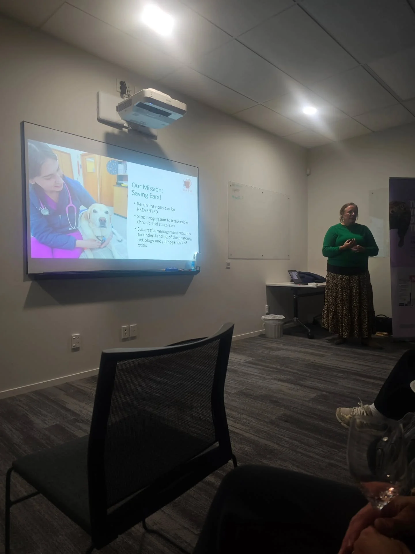 Recently our specialist, Helen, has traveled the country talking to veterinarians about how to manage ear disease. 

Ear infections are painful, frustrating and often associated with allergies. If left untreated ear infections can result in changes t