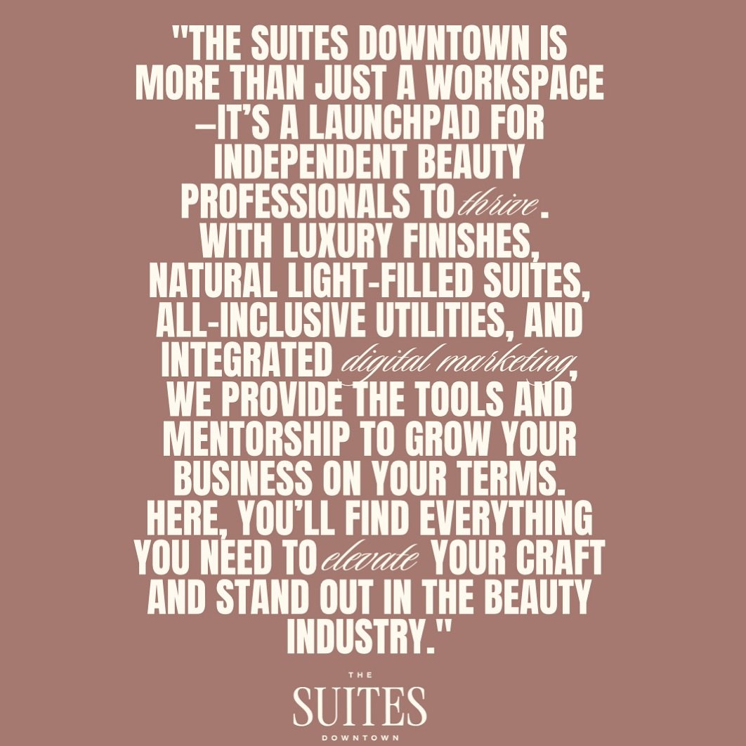 At The Suites Downtown, your creativity deserves nothing less than a luxurious backdrop. With elegant suites, cutting-edge amenities, and a community built on innovation, we&rsquo;re ready to help you thrive. Want to see it for yourself? We&rsquo;ll 