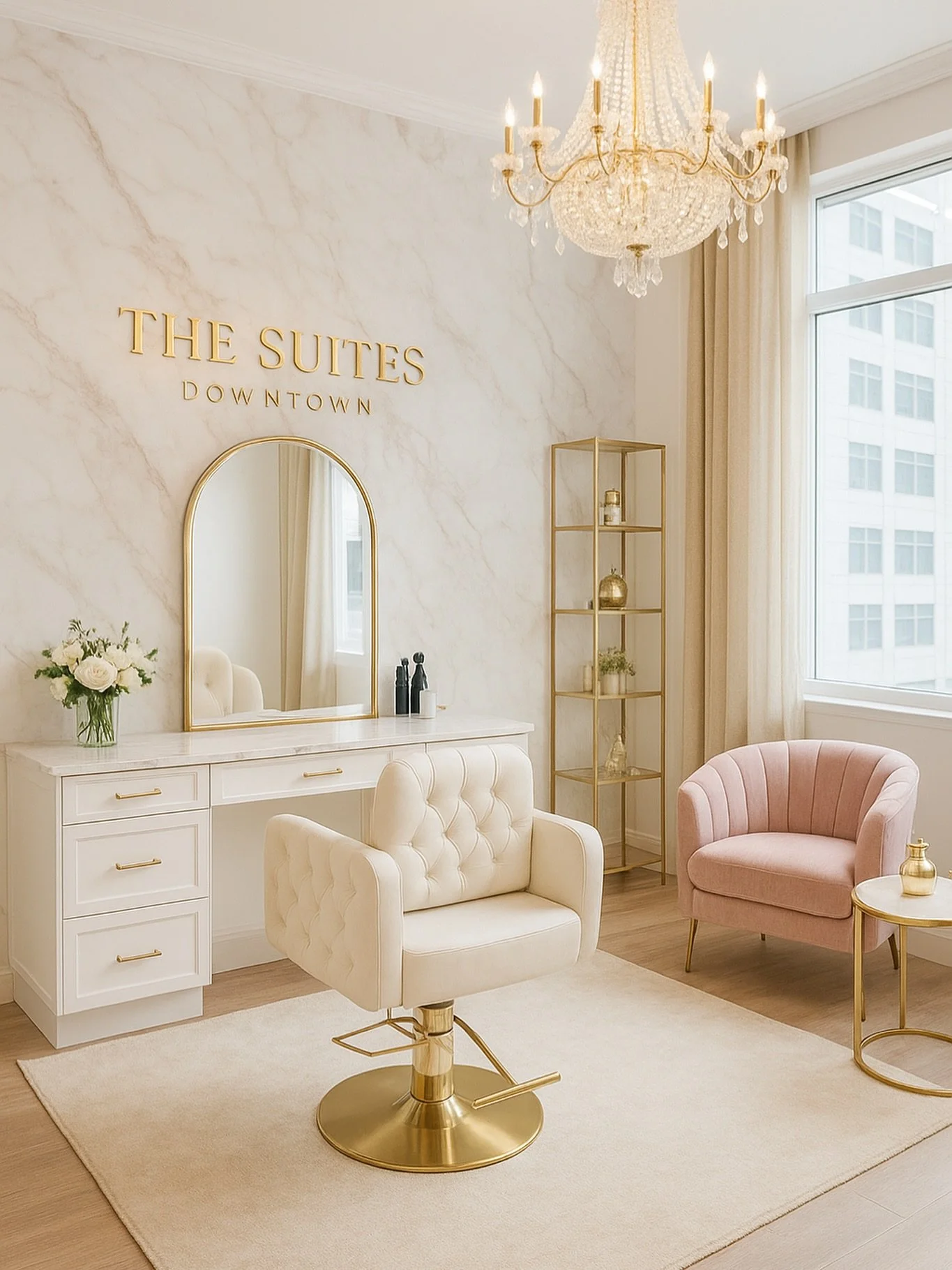 Dreaming tonight of what our spaces can become! 

At The Suites Downtown, every corner is designed to inspire &mdash; a place where beauty professionals, creatives, and entrepreneurs can build their brand in style. From the luxurious finishes to the 
