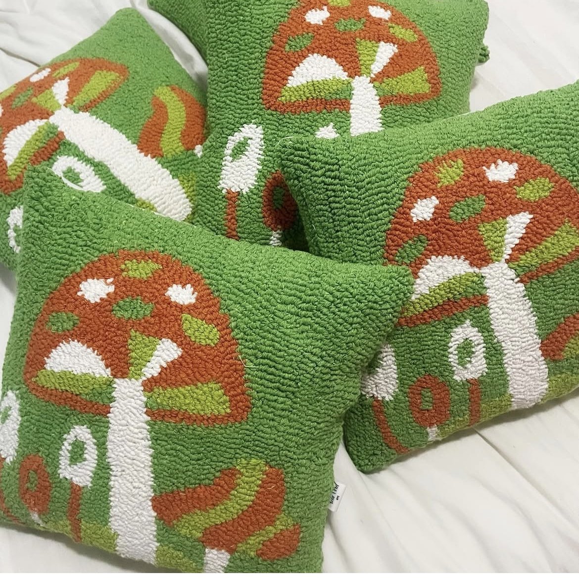 Meta Bird Mushroom Pillow