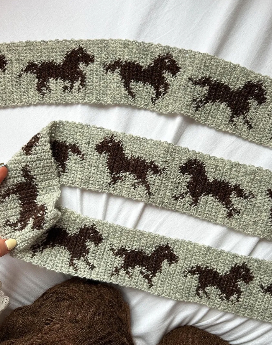 Horse Scarf by Devout Hand