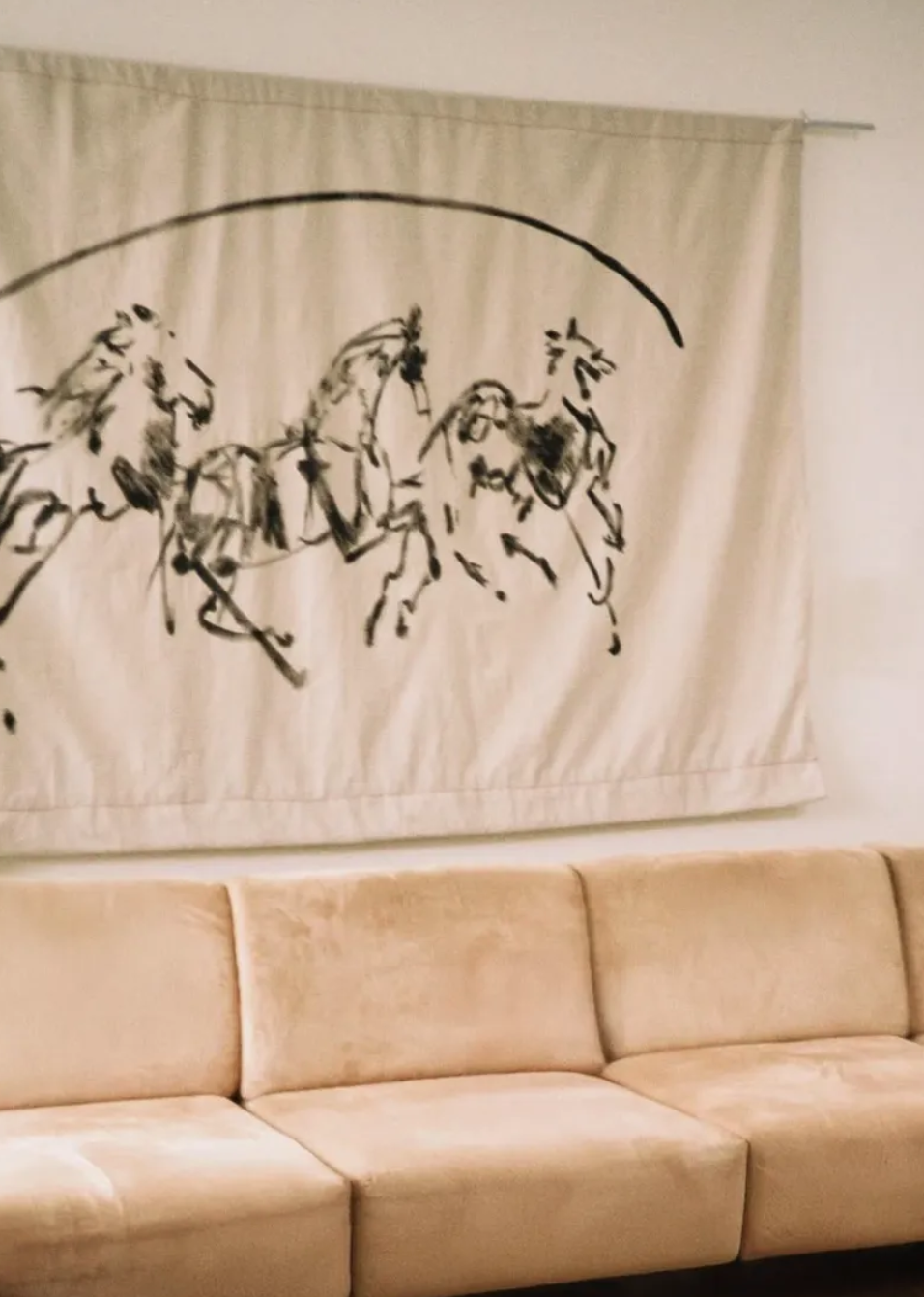 Horse Tapestry by Bronze Avery