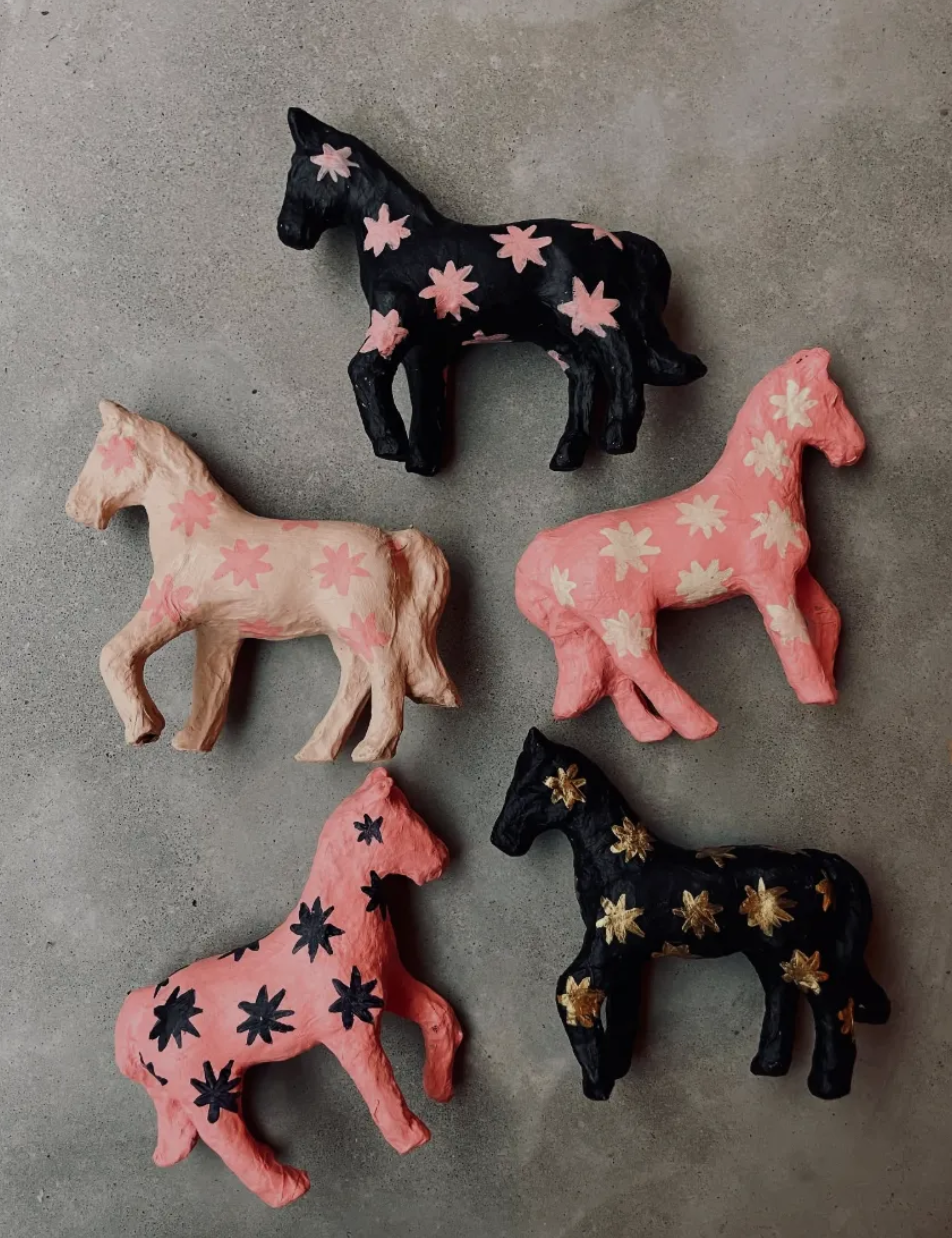 Ceramic Horses by Joëlle Wehkamp
