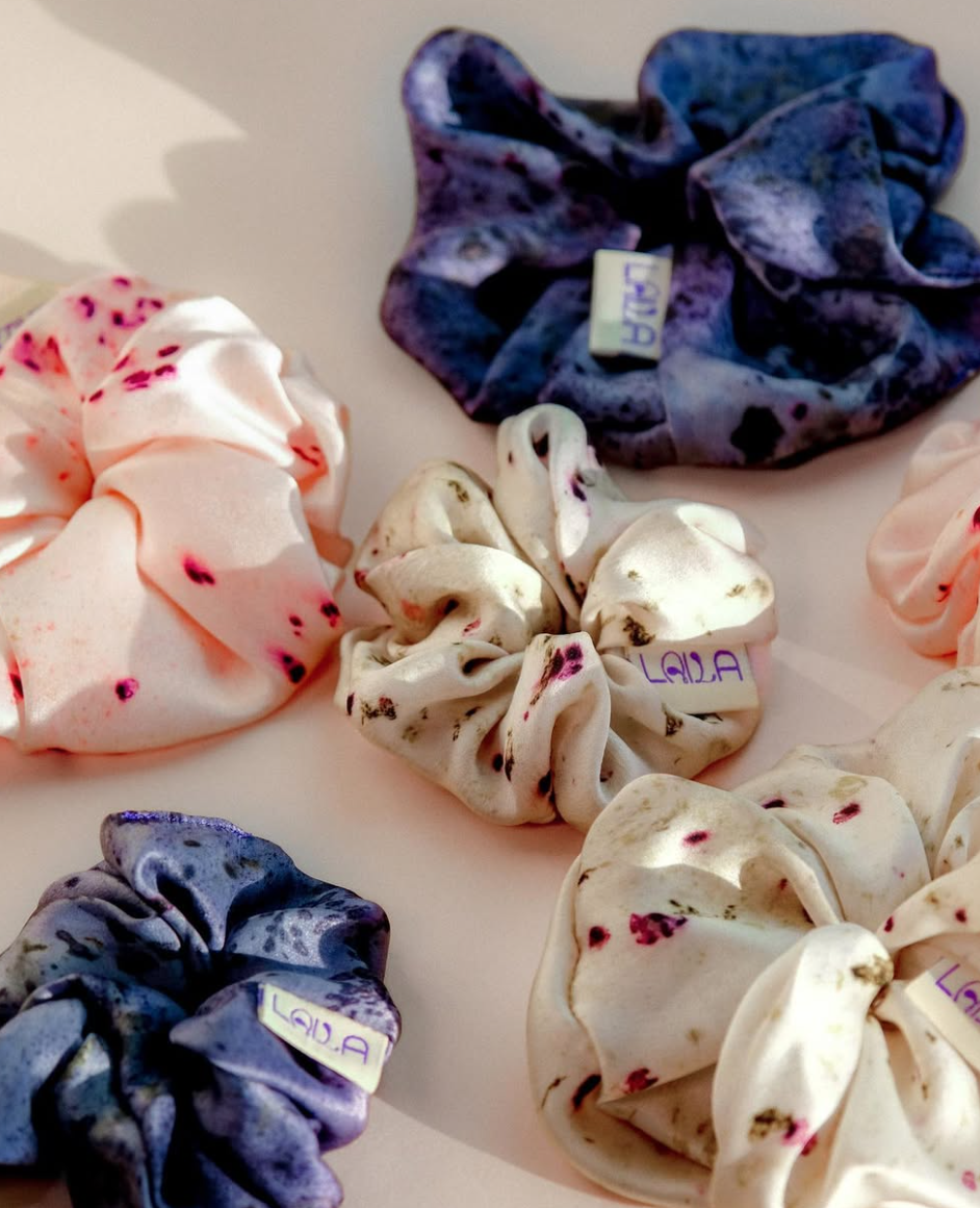 Laila Textiles DIY Silk Scrunchie Kit