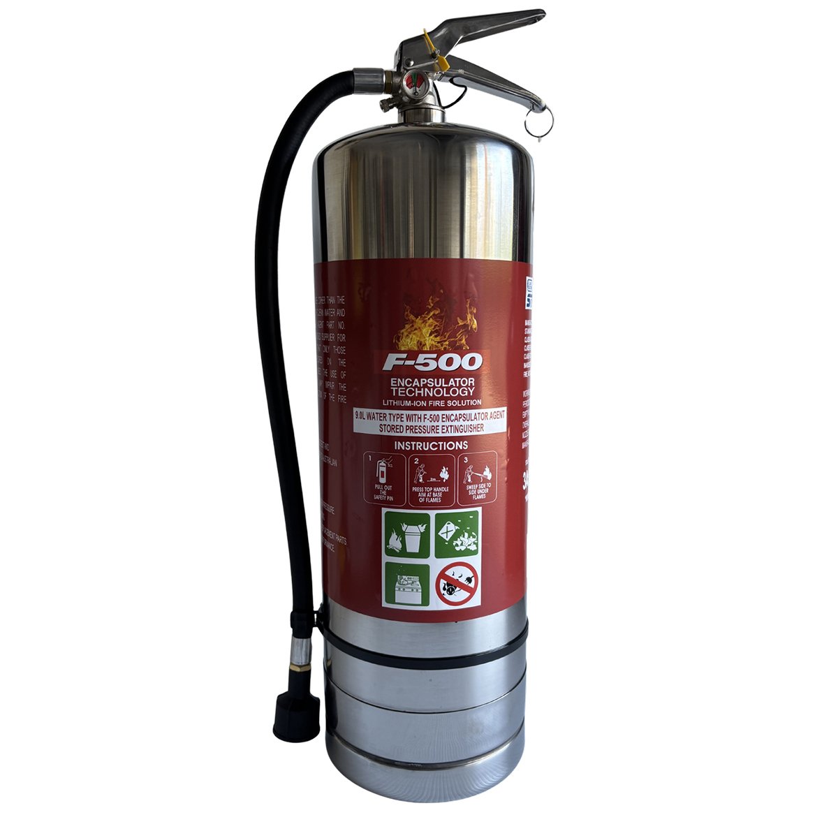 ENCAPS F-500 EA 9 Litre Lithium-Ion Battery Fire Extinguisher