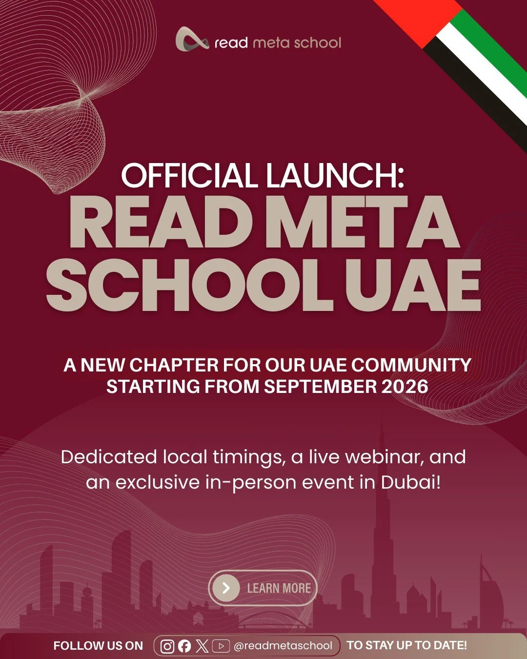 UAE Families: The moment you&rsquo;ve been waiting for is finally here! 🇦🇪✨

For the past three years, the UAE has been home to a massive part of our global community. Today, we are proud to take the next step in our journey together by launching a