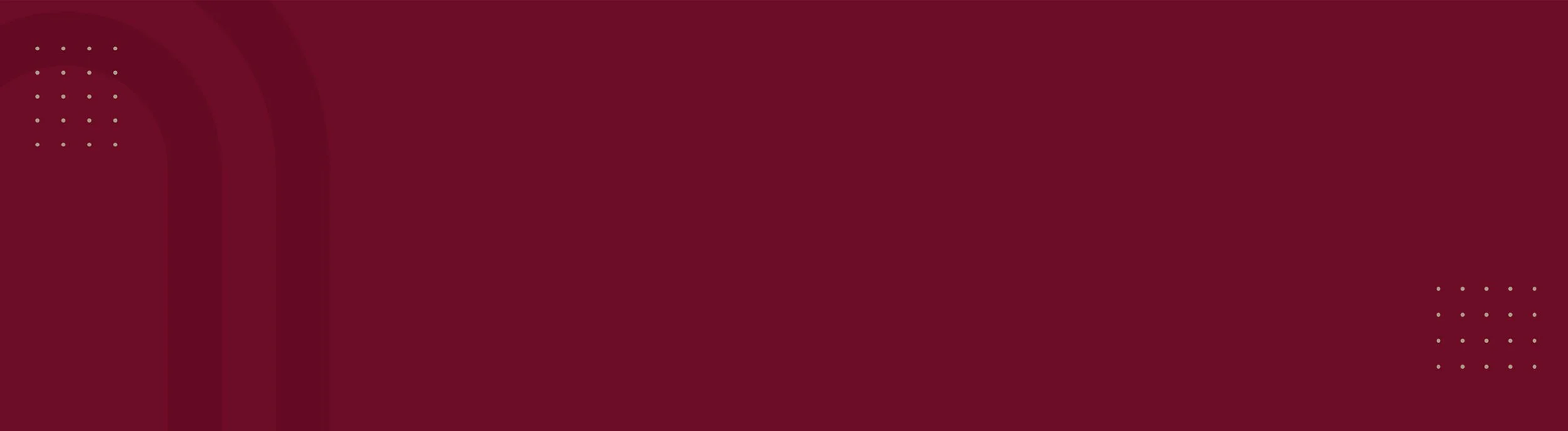 Empty maroon background with abstract dotted and curved line design.