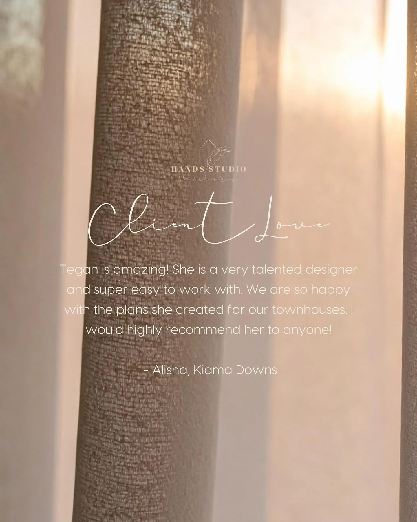 Client love from a recent Dual Occupancy project in Kiama Downs 🤍