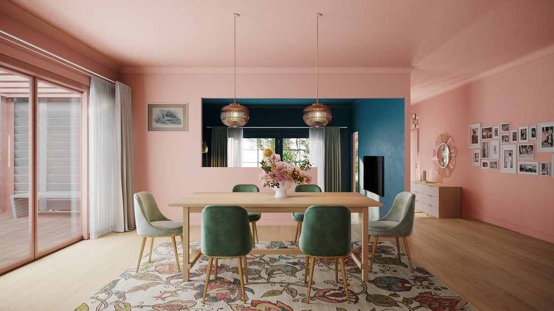 GRETA HOUSE &bull; Dining Room

All walls in this single-storey home were originally painted in Dulux Lexicon White. For anyone familiar with paint tones, Lexicon carries a blue undertone and sits firmly in the cool-white category, which can often le