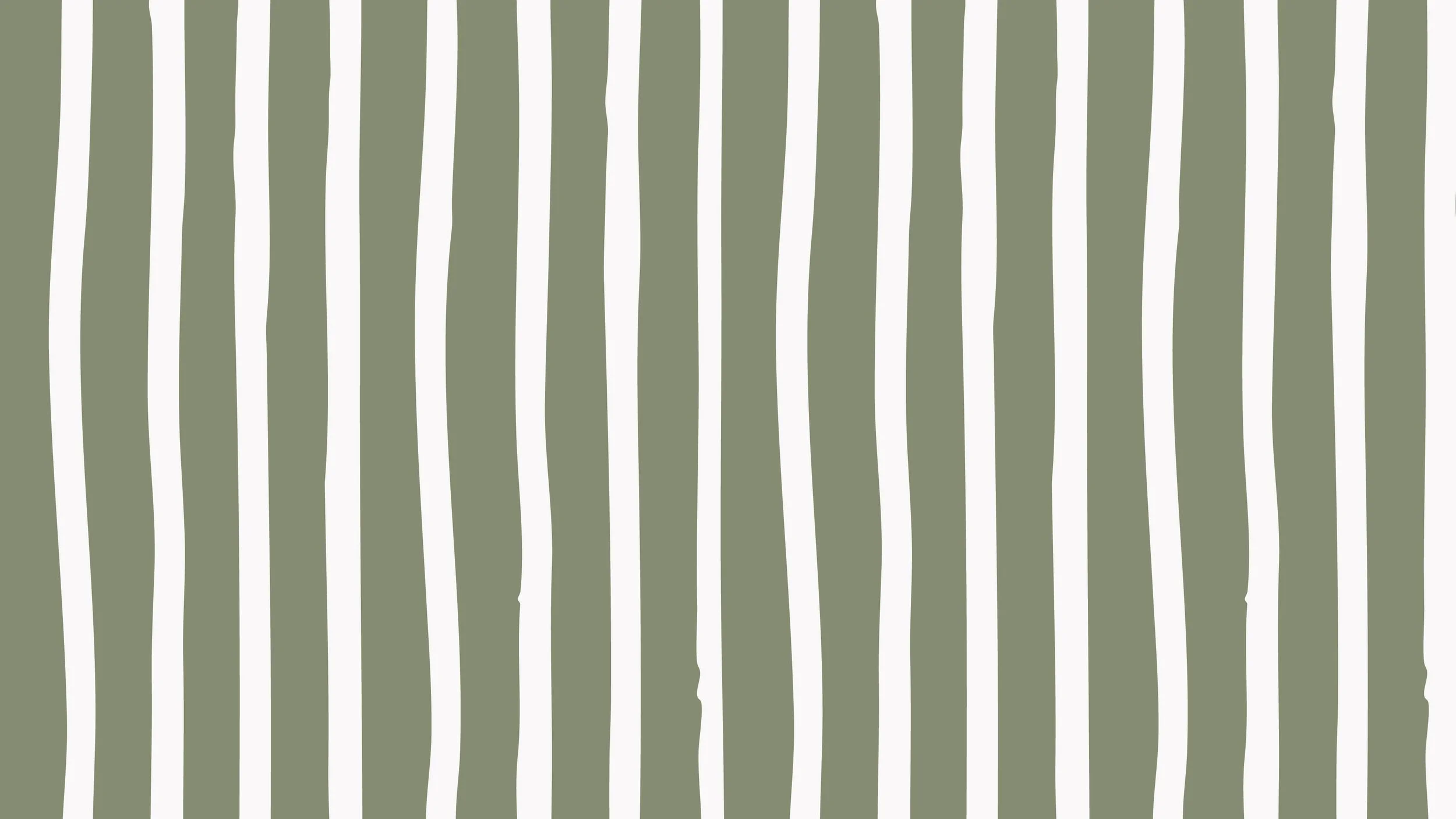 Pattern of irregular, wavy green and white vertical lines.