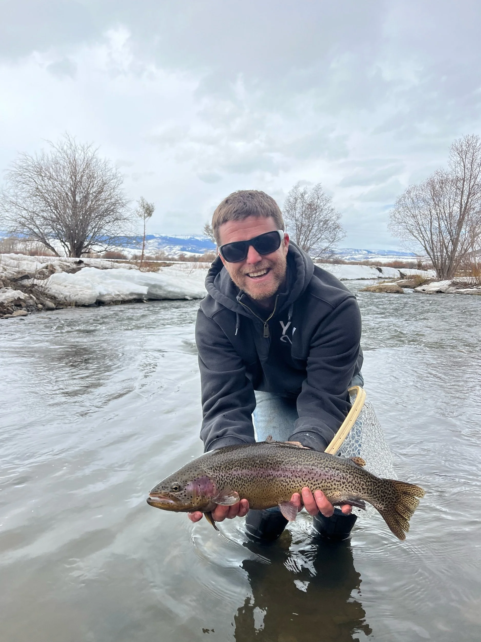 Fly fishing Yampa River