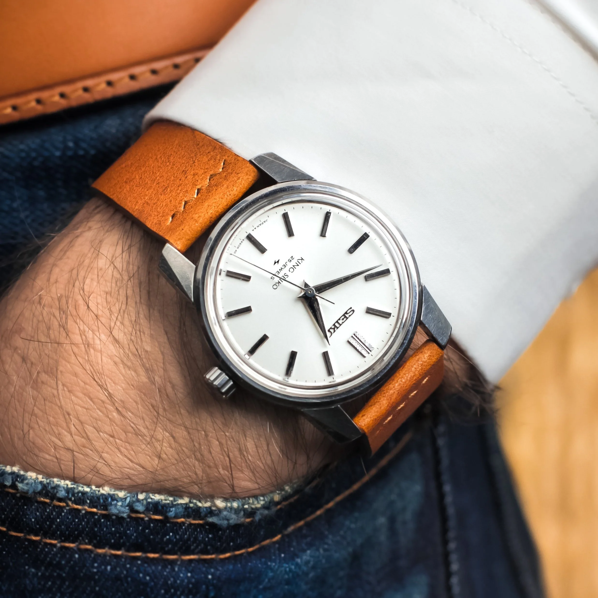 Custom caramel for the 1967 King Seiko