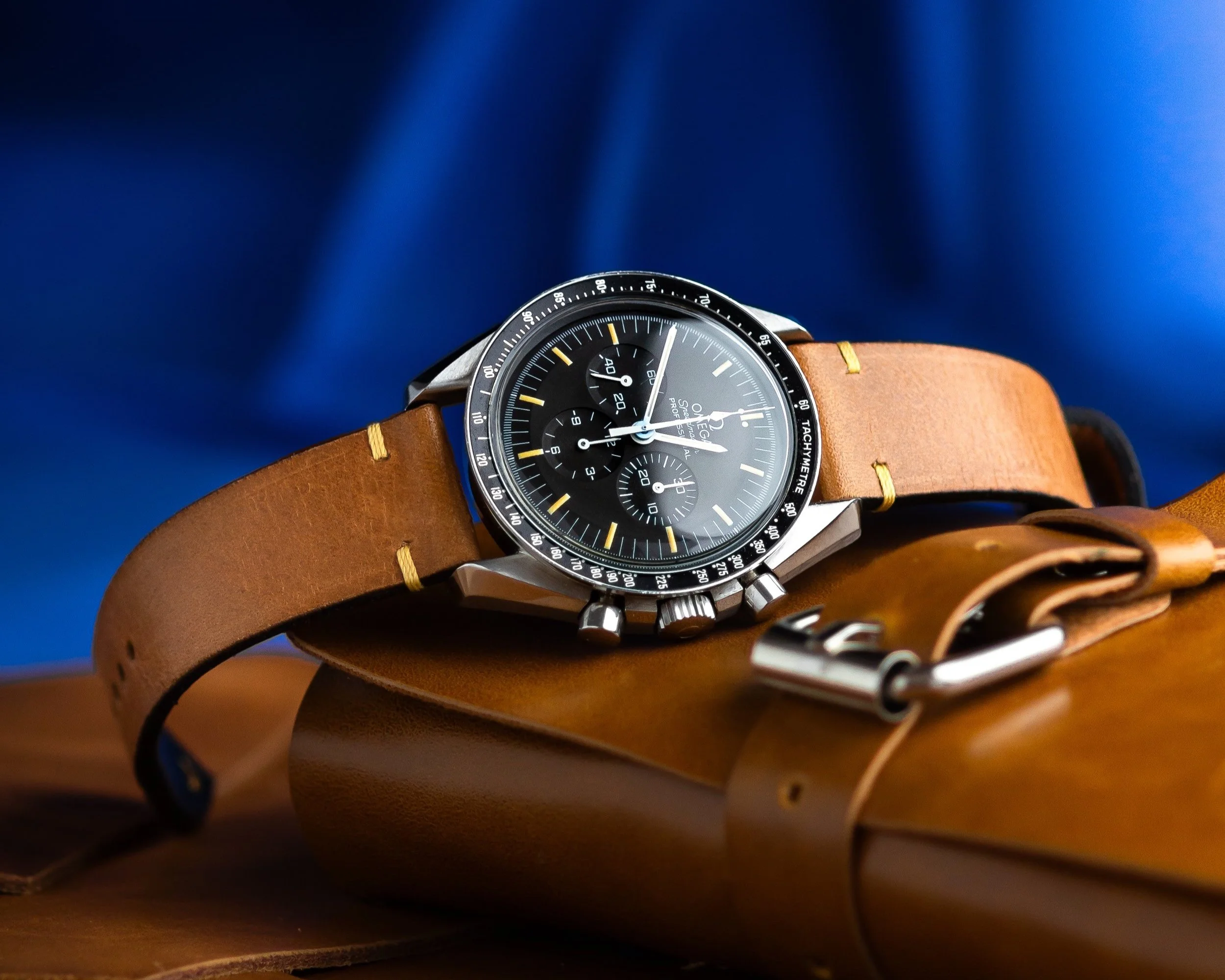 Vintage Toffee brown for the Omega Speedmaster