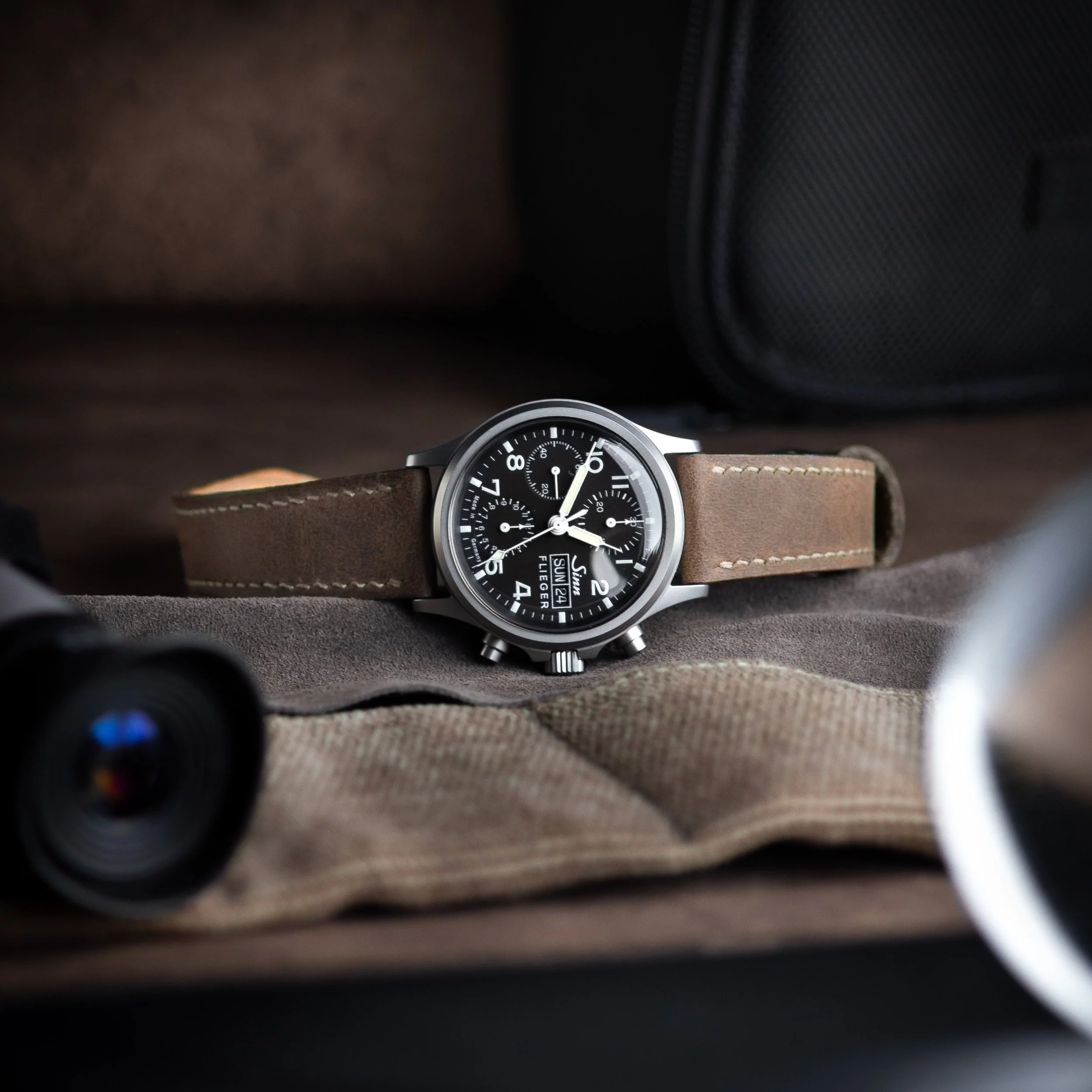 Vintage “smoked taupe” for Sinn 356