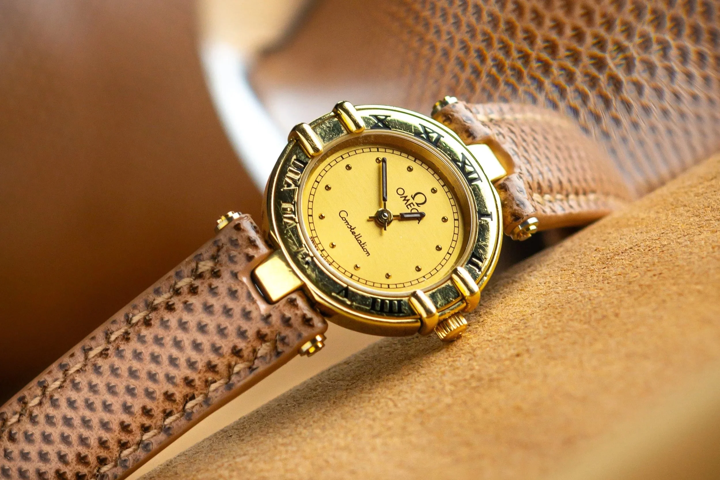 Light coffee tan for the Omega Constellation