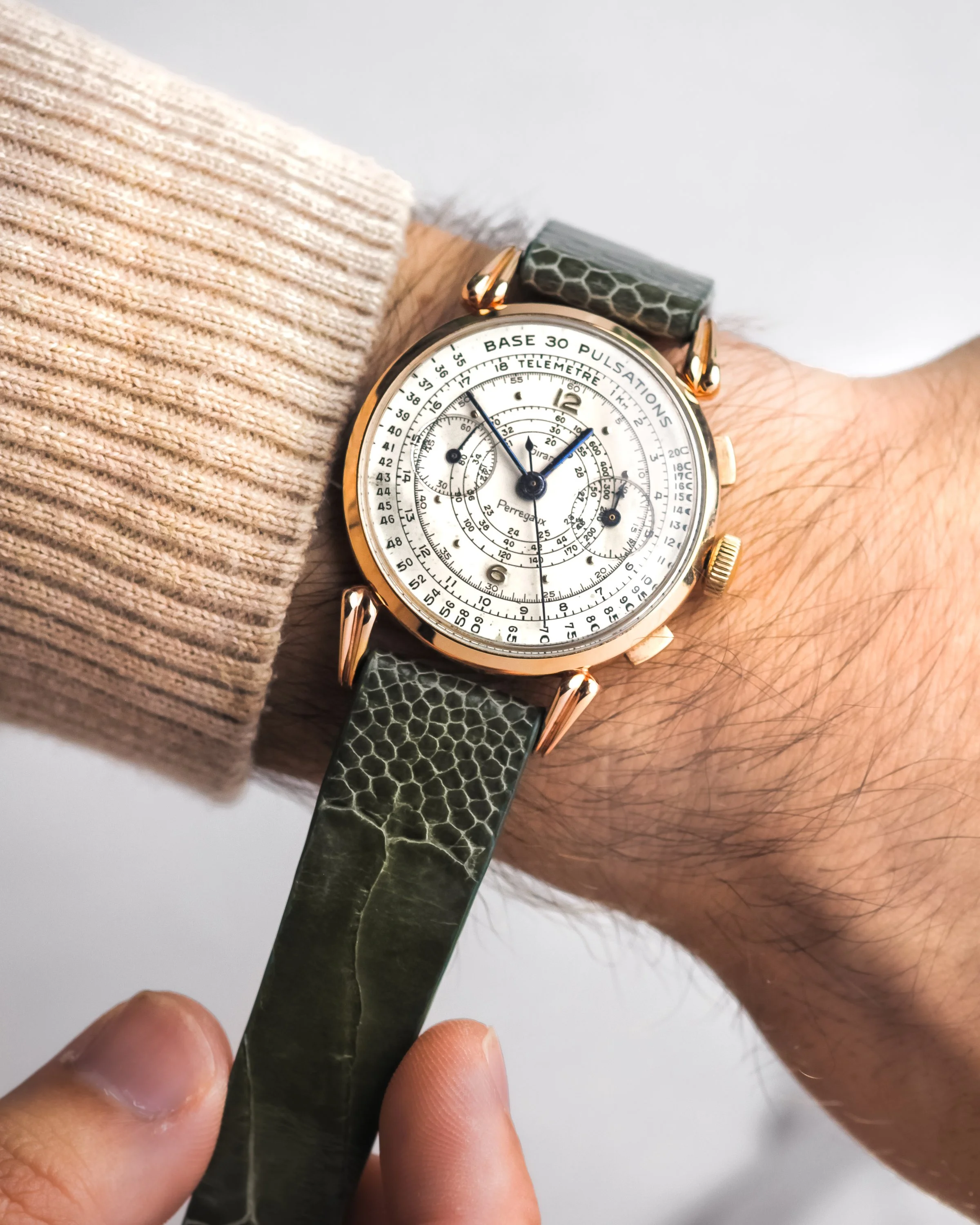 Olive Ostrich for the 1950’s GP Chrono
