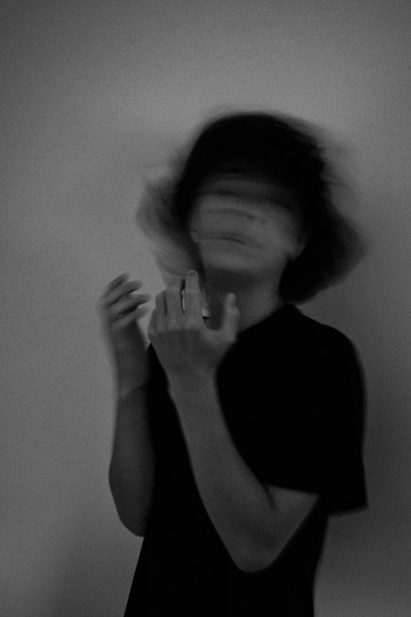 panic emotion motion portrait