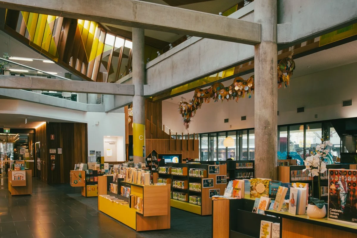 bendigo library main foyer