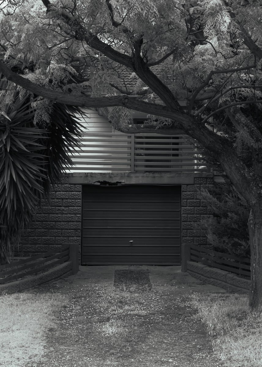 different house building styles, focusing driveways