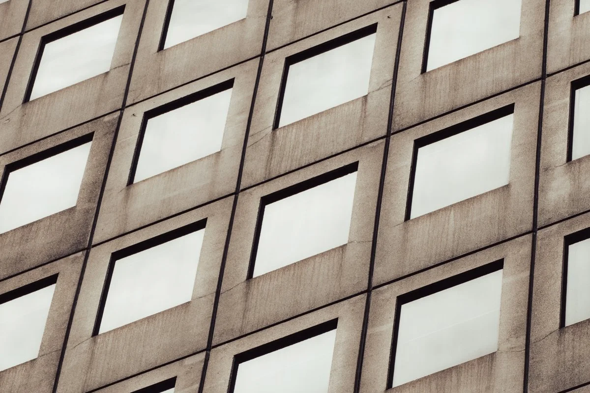 swanston street building, detail on windows