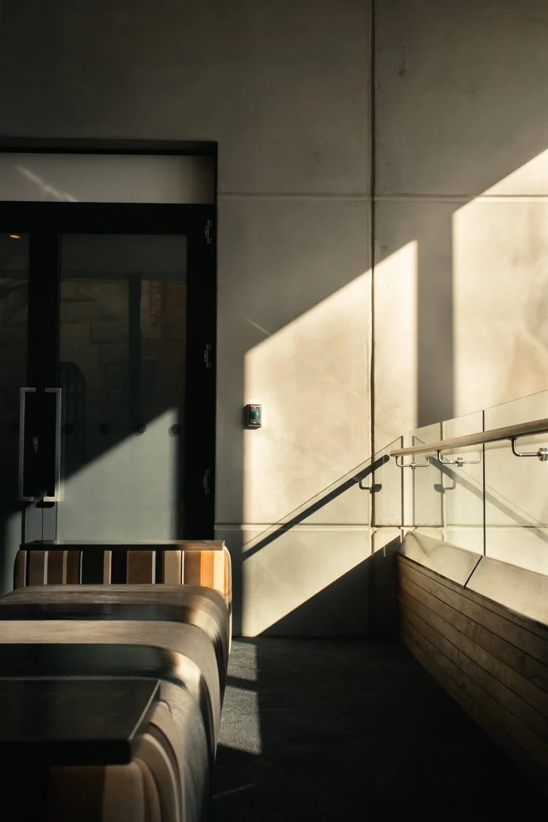 ulumbarra theatre foyer area, interior architecture photography