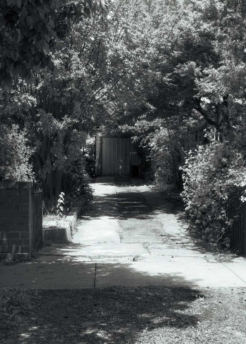 different house building styles, focusing driveways