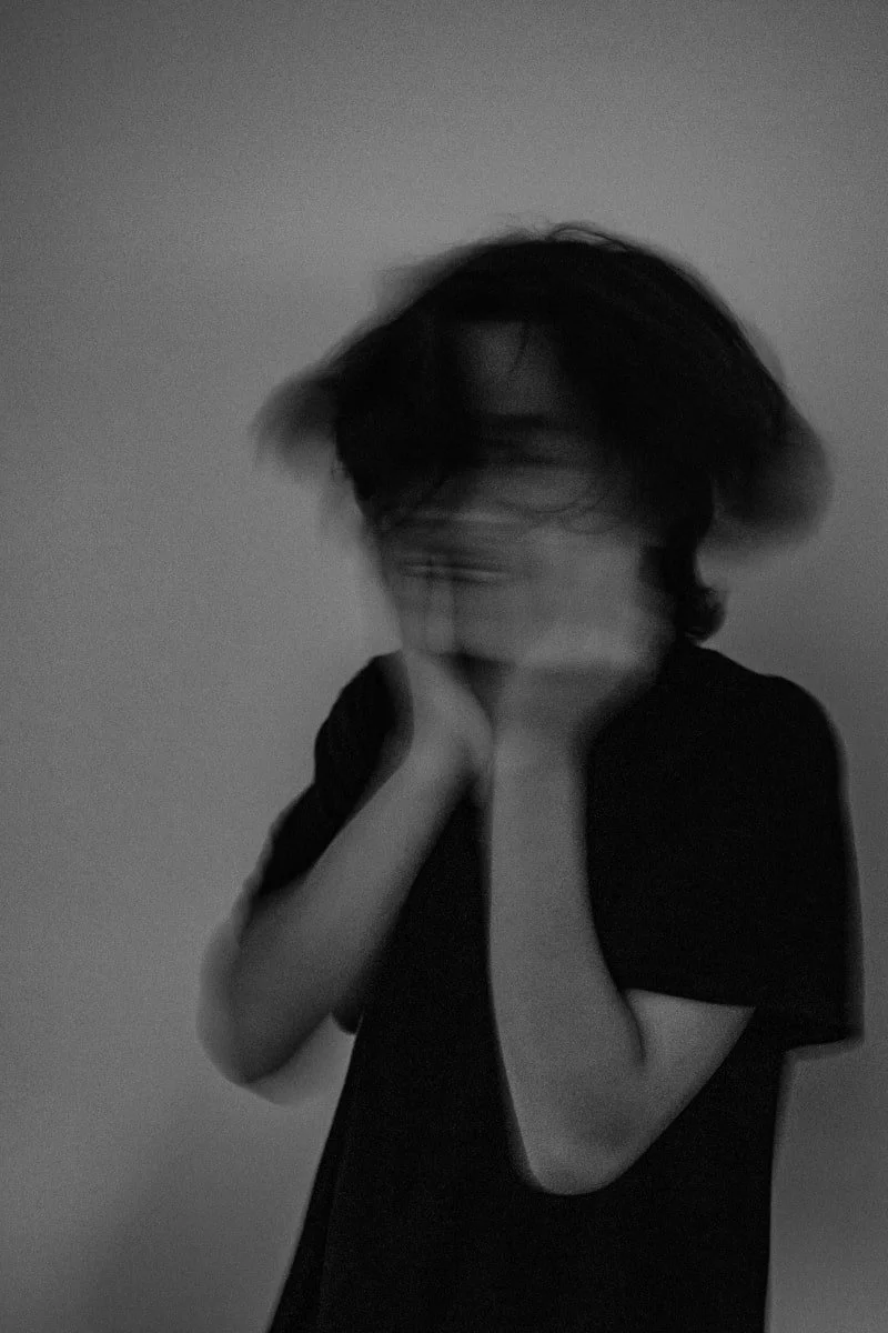 panic emotion motion portrait