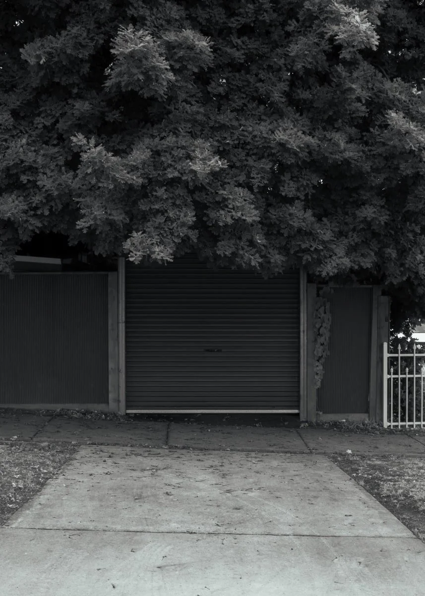 different house building styles, focusing driveways