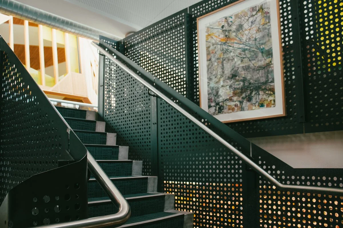 bendigo library interior staircase