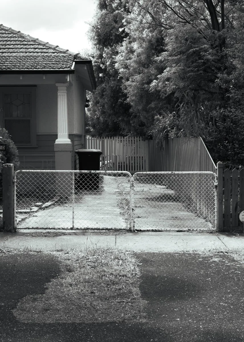 different house building styles, focusing driveways